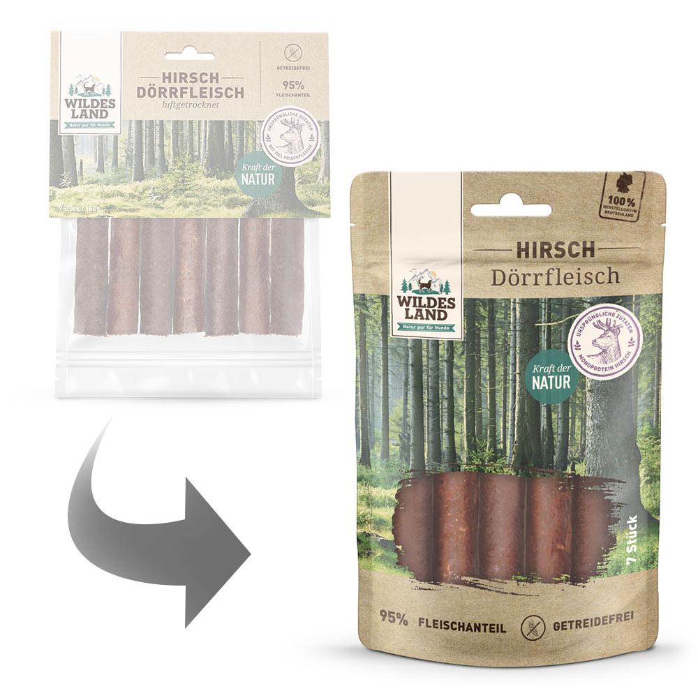 petspremium Wildes Land Hirsch Dörrfleisch Snack 7 Stück Flash Sale