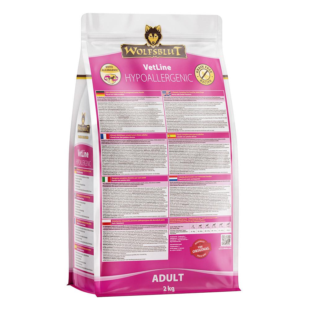 petspremium Wolfsblut Hypoallergenic VetLine Trockenfutter 4 x 2 kg Begrenztes Angebot
