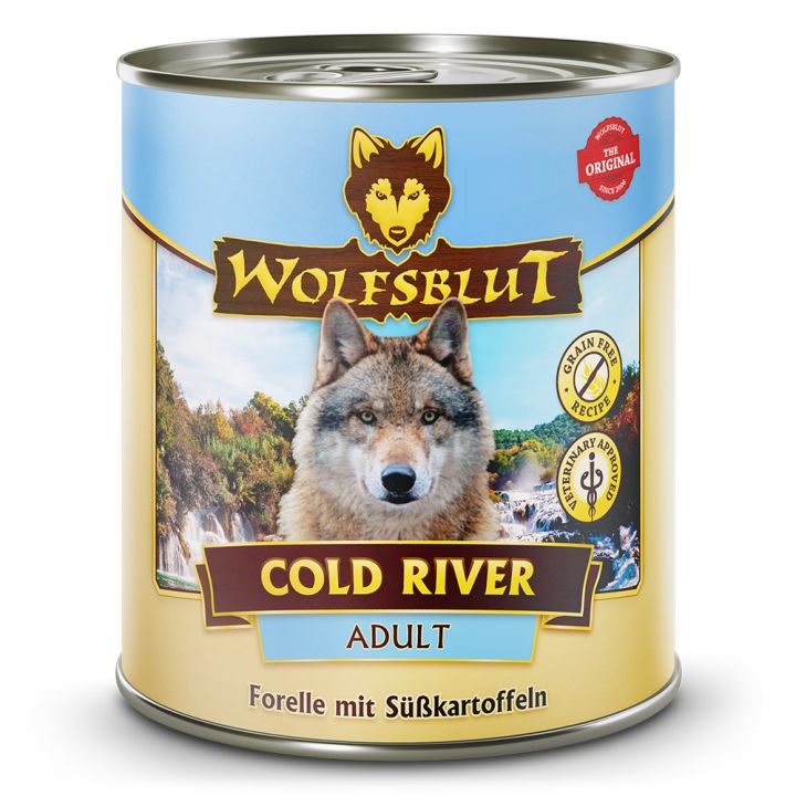 petspremium Wolfsblut Cold River - Forelle mit Süßkartoffeln Adult Nassfutter 6 x 800 g