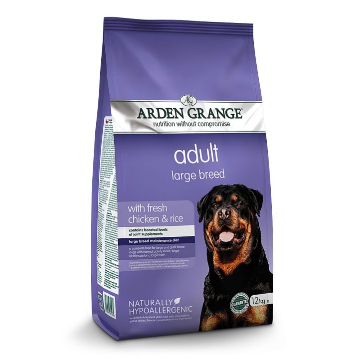 petspremium Arden Grange Adult Large Breed mit frischem Huhn & Reis Adult Trockenfutter 2 x 12 kg