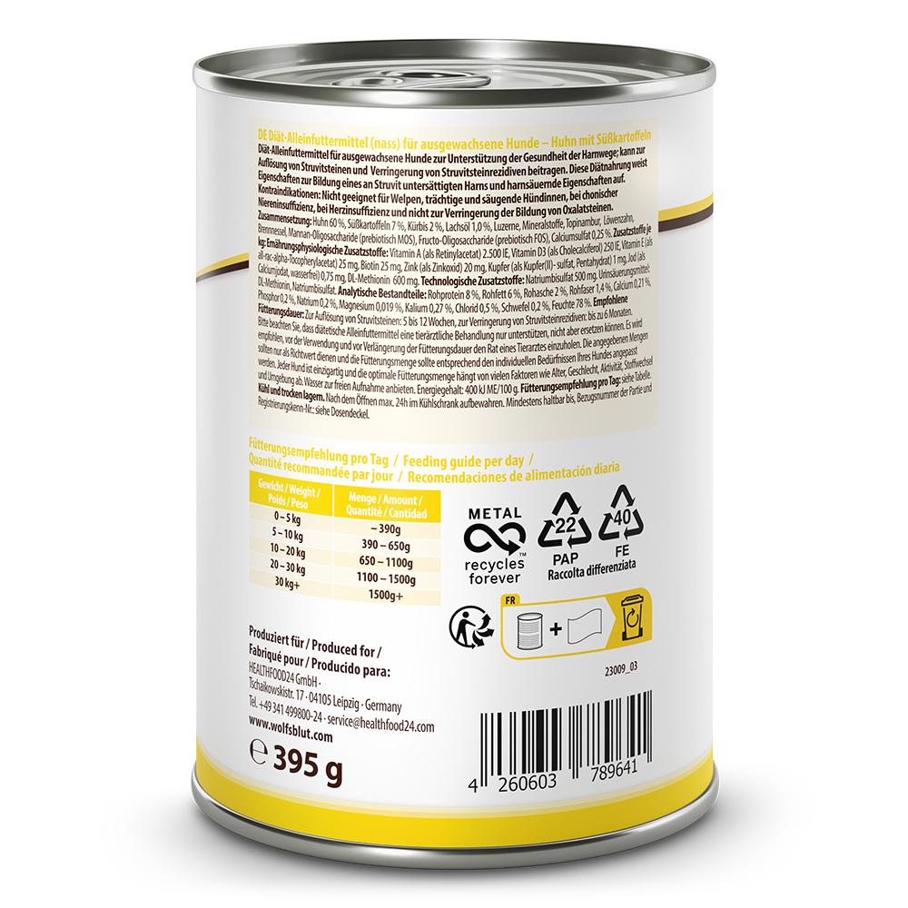 petspremium Wolfsblut Urinary VetLine Nassfutter 6 x 395 g Valentinstagsangebot