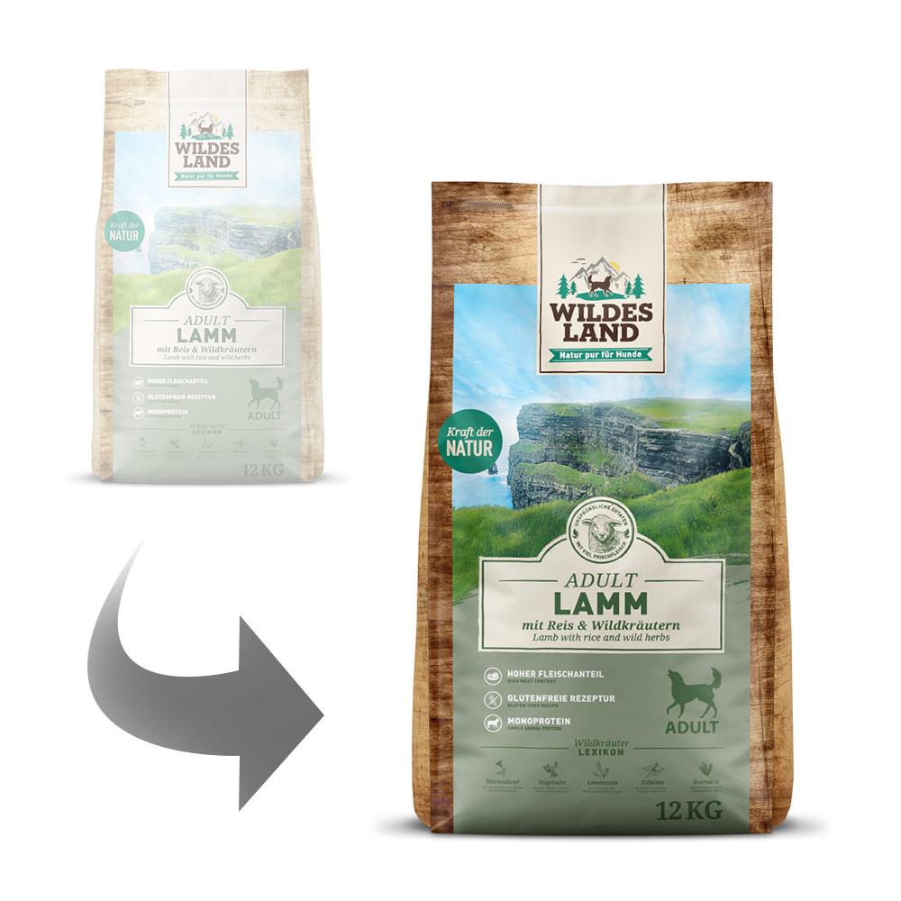 petspremium Wildes Land Lamm mit Reis und Wildkräutern Classic Adult Trockenfutter 2 x 12 kg 50% Rabatt mit kostenlosem Versand