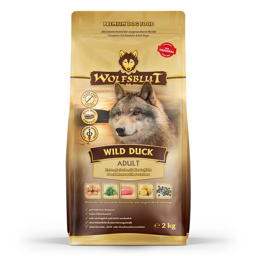 petspremium Wolfsblut Wild Duck - Ente und Kartoffel Adult Trockenfutter 2 kg Kostenloser Versand international