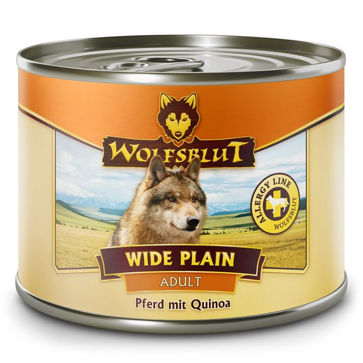 petspremium Wolfsblut Wide Plain Quinoa - Pferd mit Quinoa Adult Nassfutter 48 x 200 g Günstiger Verkauf