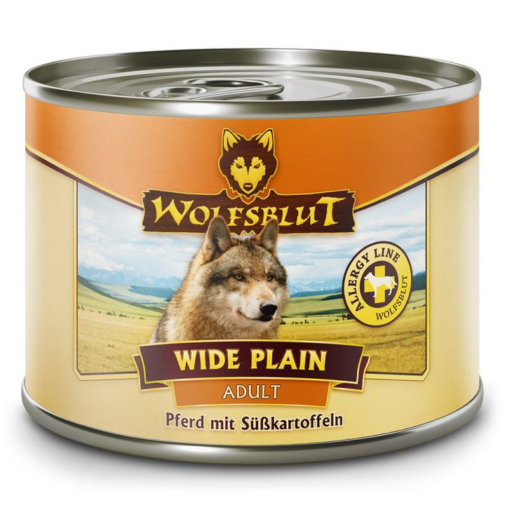 petspremium Wolfsblut Wide Plain - Pferd mit Süßkartoffeln Adult Nassfutter 48 x 200 g Blitzverkäufe