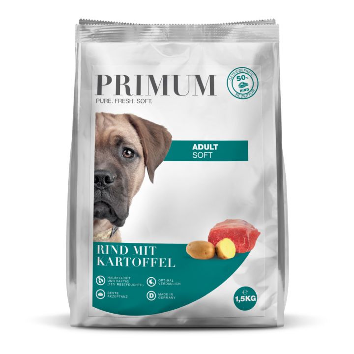 petspremium Primum Rind mit Kartoffel Soft Trockenfutter 1 5 kg Blitzangebot