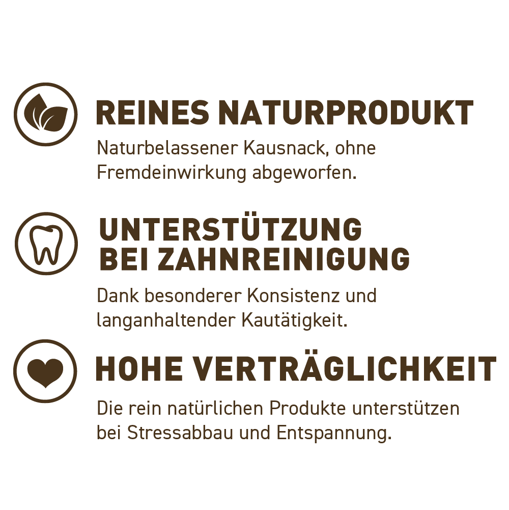petspremium Wildes Land Hirschgeweih Halb Geweihsnack Snack XL Super Sparpreis