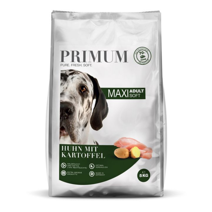 petspremium Primum MAXI Huhn mit Kartoffel Soft Trockenfutter 5 kg Wochenangebot