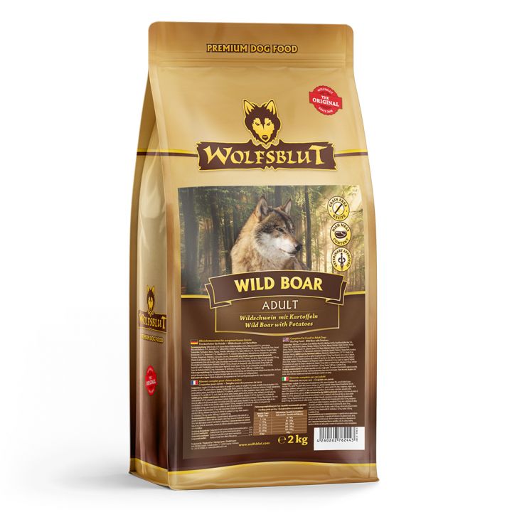 petspremium Wolfsblut Wild Boar - Wildschwein und Kartoffel Adult Trockenfutter 2 kg