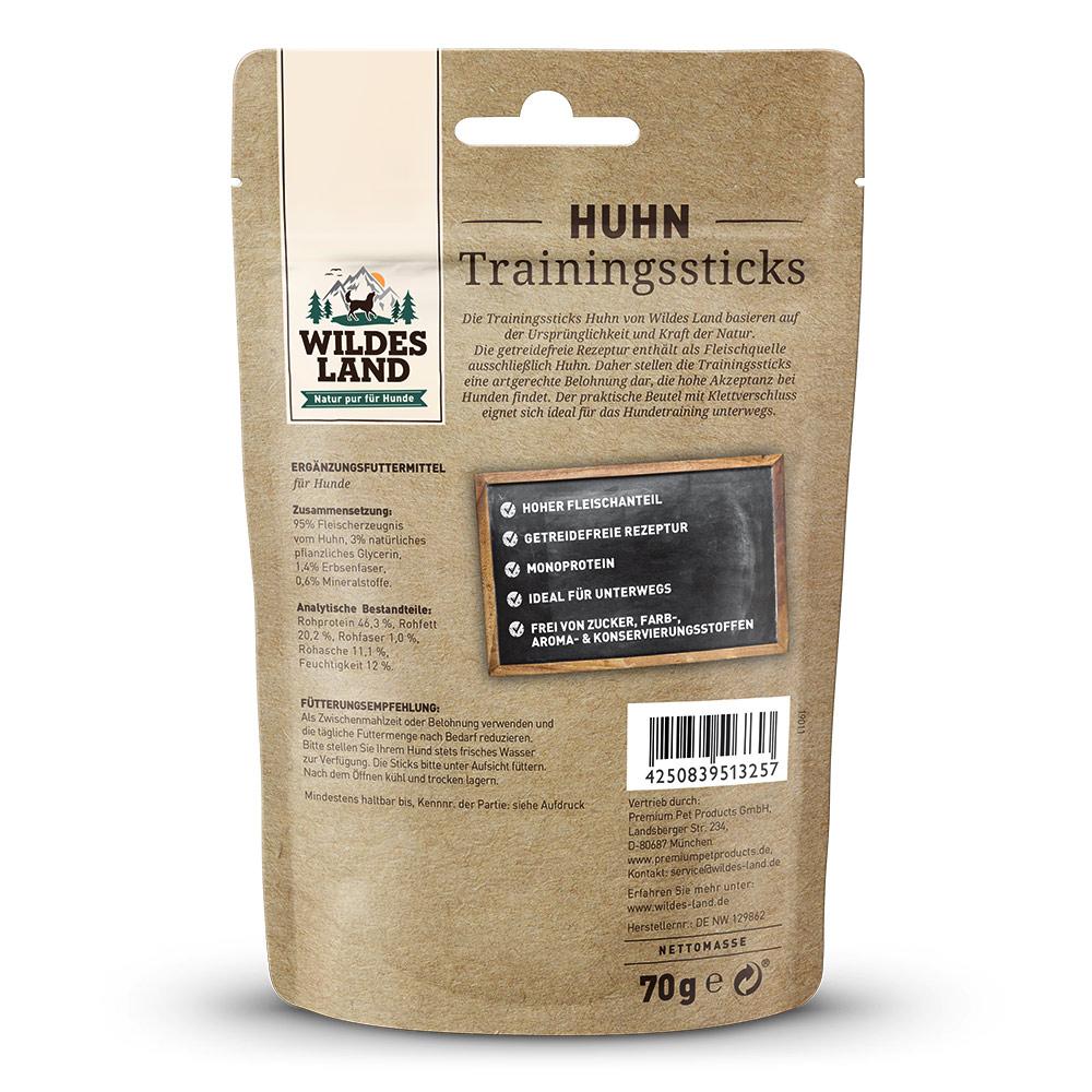 petspremium Wildes Land Huhn Trainingssticks Snack 8 x 70 g Bis zu 65% Rabatt