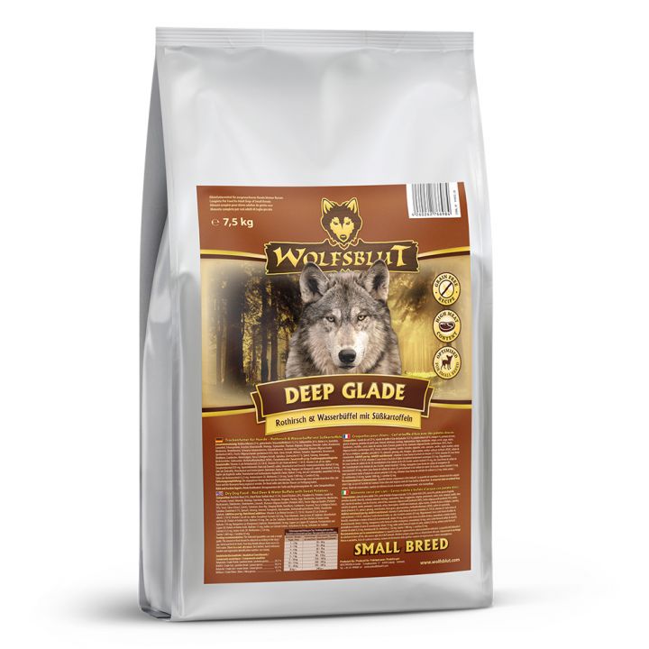 petspremium Wolfsblut Deep Glade - Rothirsch und Wasserbüffel Small Breed Trockenfutter 2 x 7 5 kg