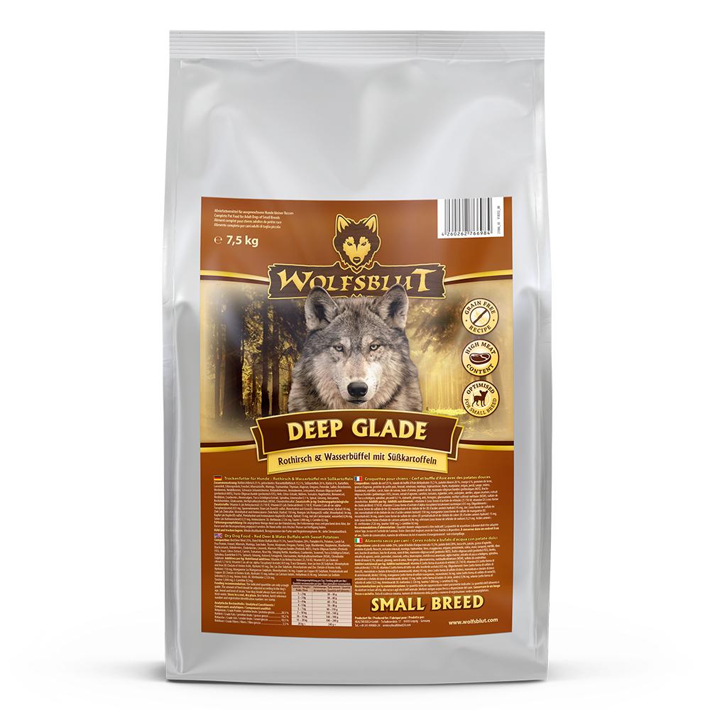 petspremium Wolfsblut Deep Glade - Rothirsch und Wasserbüffel Small Breed Trockenfutter 2 x 7 5 kg Nur für heute