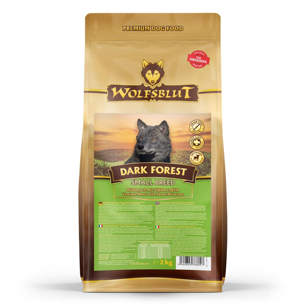 petspremium Wolfsblut Dark Forest - Wild und Süßkartoffel Small Breed Trockenfutter 2 kg Begrenzte Freigabe