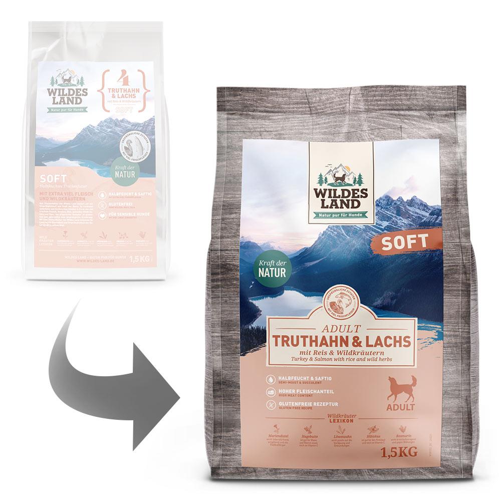 petspremium Wildes Land Truthahn und Lachs mit Reis und Wildkräutern Soft Adult Trockenfutter 1 5 kg Bis zu 55% Rabatt