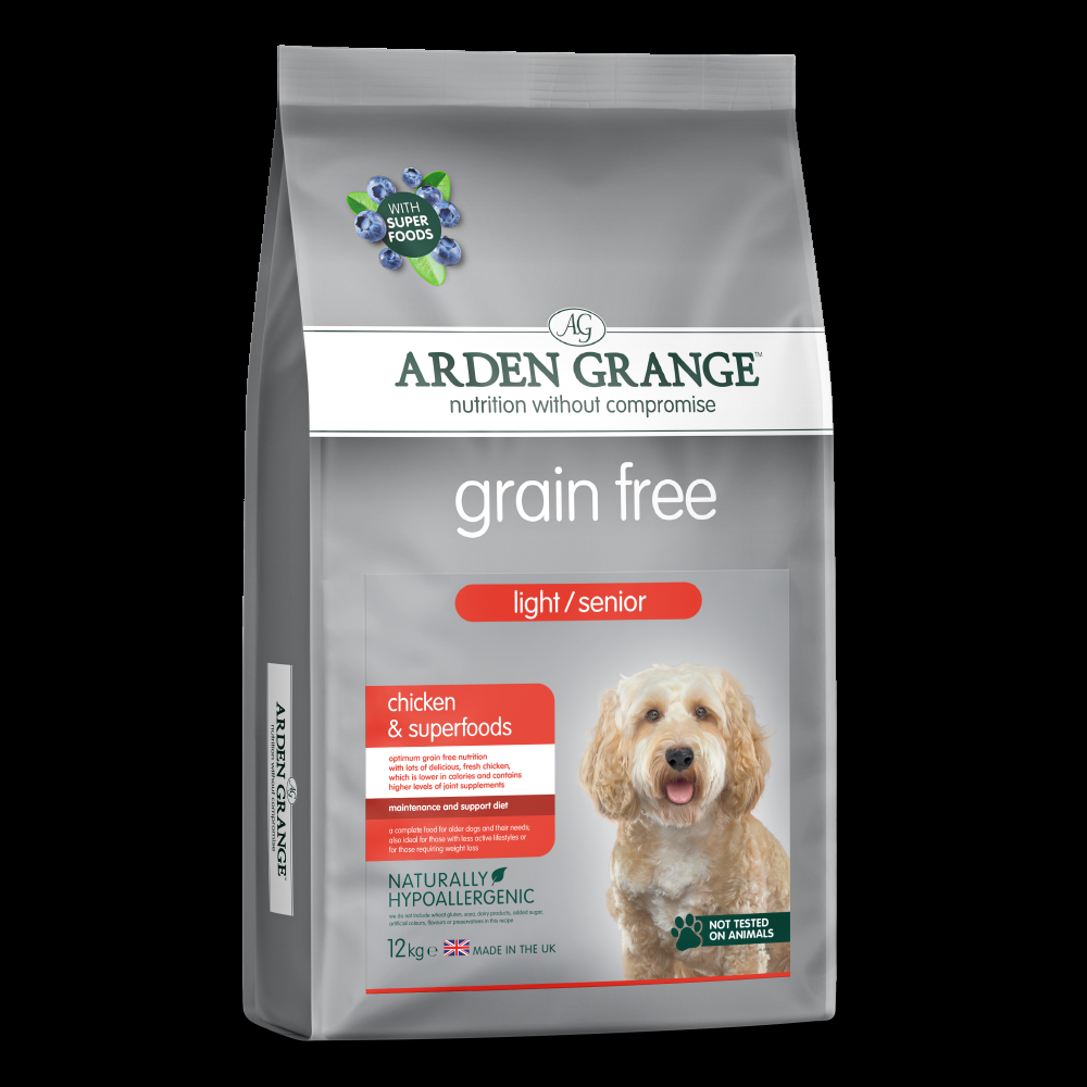 petspremium Arden Grange Light/Senior Huhn & Superfoods Grainfree Trockenfutter 12 kg Meist gekauft