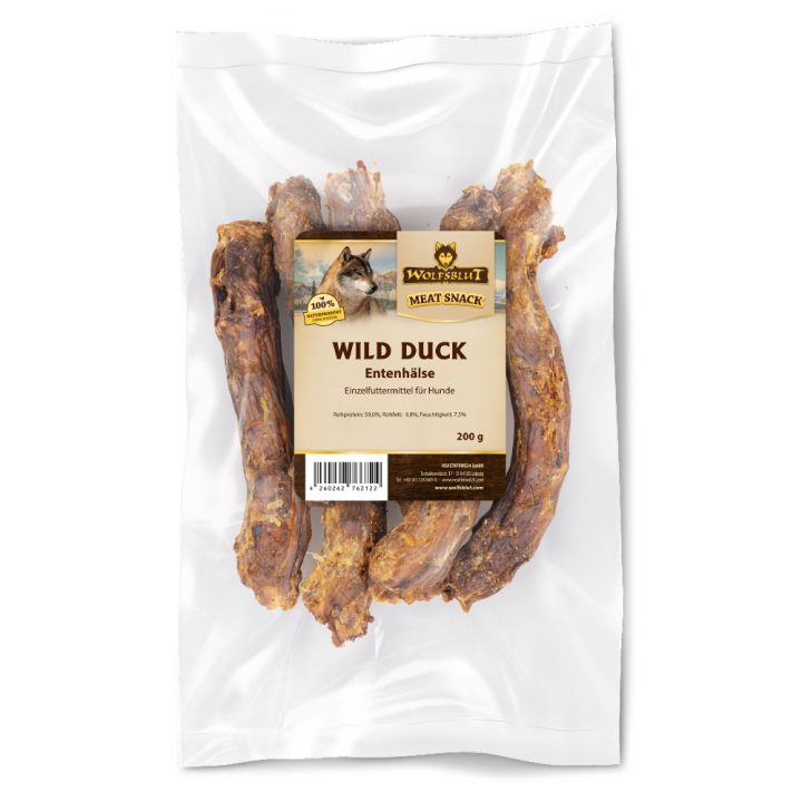 petspremium Wolfsblut Wild Duck Entenhälse Kauartikel Snack 200 g
