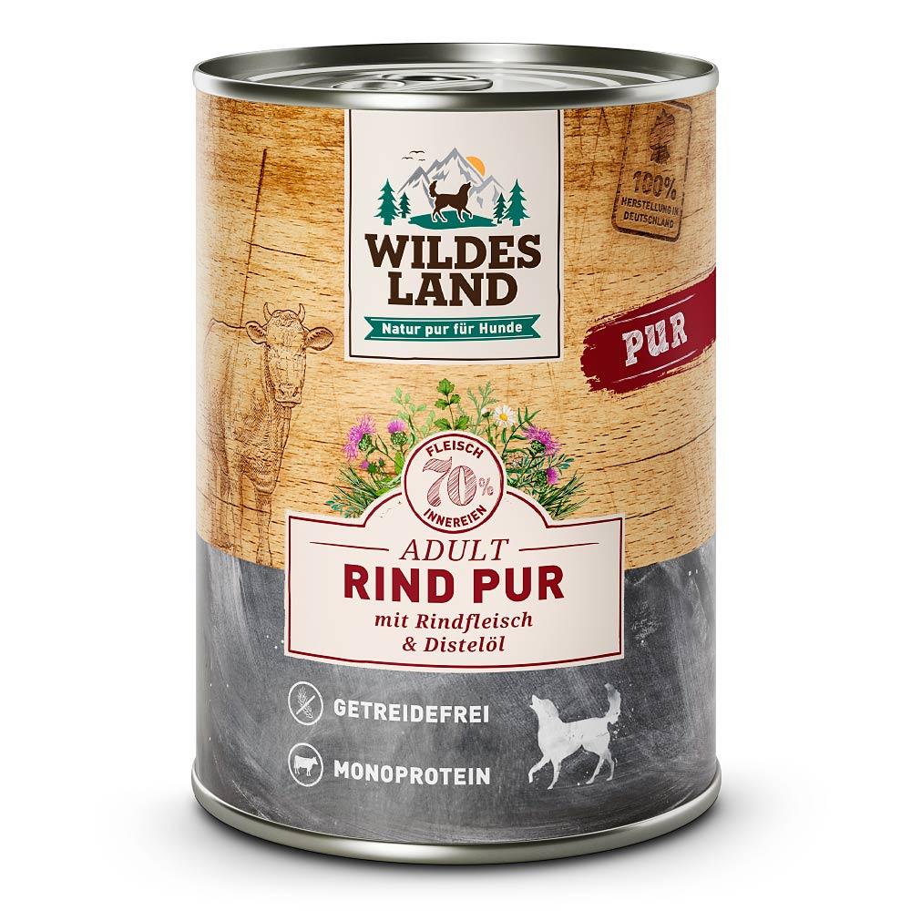petspremium Wildes Land Nassfutter Mixpaket groß PUR Adult Nassfutter 6 x 400 g Online Shopping