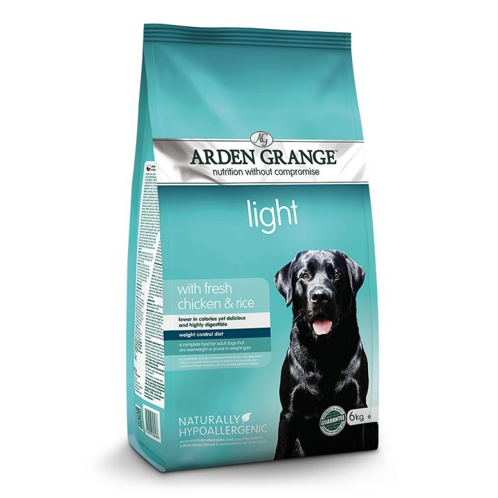 petspremium Arden Grange Light mit frischem Huhn & Reis Trockenfutter 6 kg