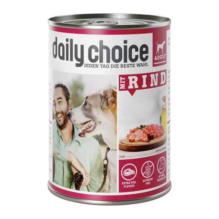 petspremium daily choice mit Rind Nassfutter 6 x 400 g Osterangebot