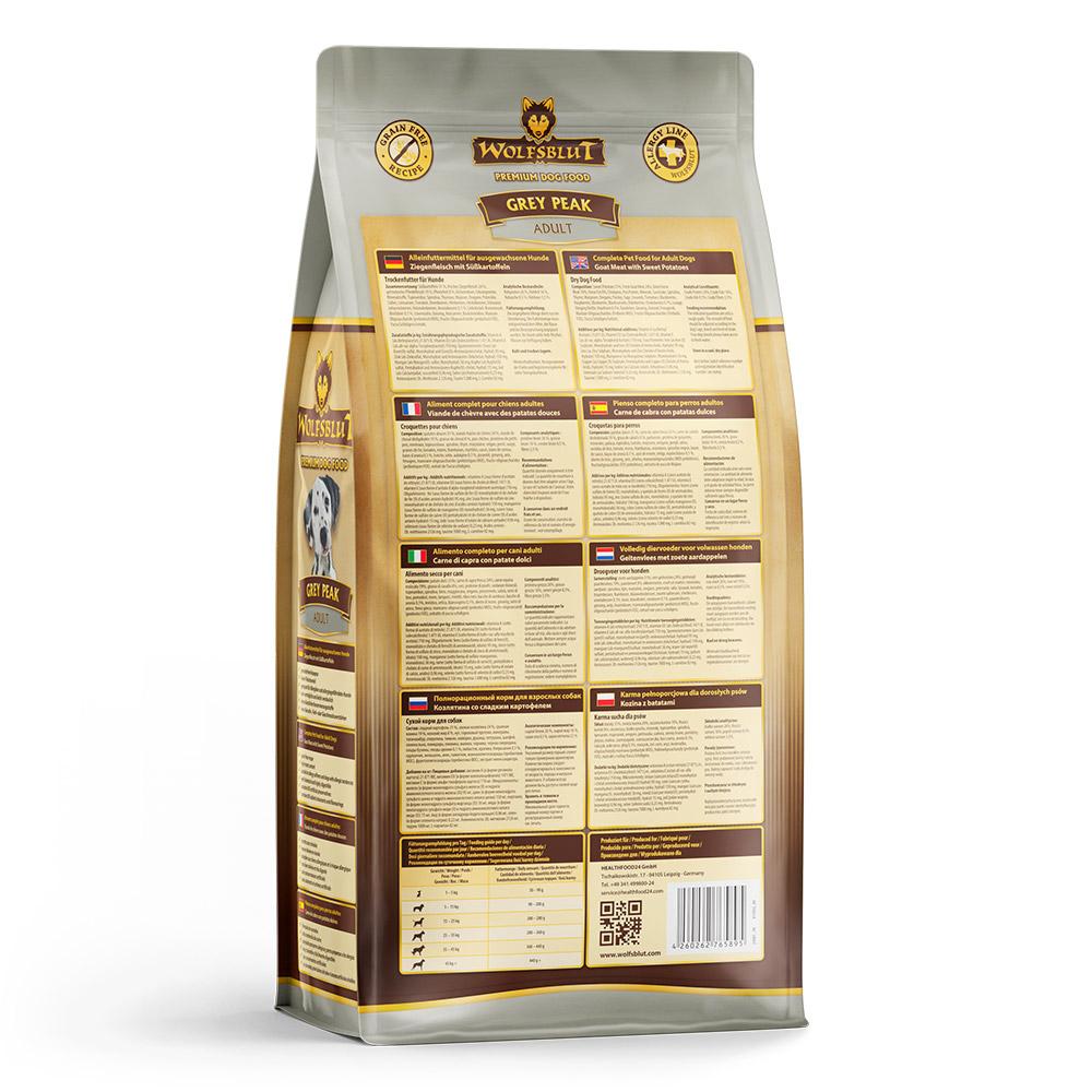 petspremium Wolfsblut Grey Peak - Ziegenfleisch und Süßkartoffel Adult Trockenfutter 2 kg Blitzangebot