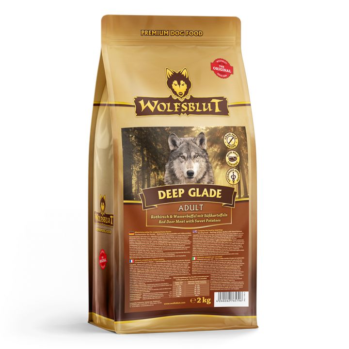 petspremium Wolfsblut Deep Glade - Rothirsch und Wasserbüffel Adult Trockenfutter 3 x 2 kg