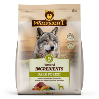 petspremium Wolfsblut Limited Ingredients Dark Forest - Wild und Süßkartoffel Adult Trockenfutter 1 kg 50% Rabatt mit kostenlosem Versand