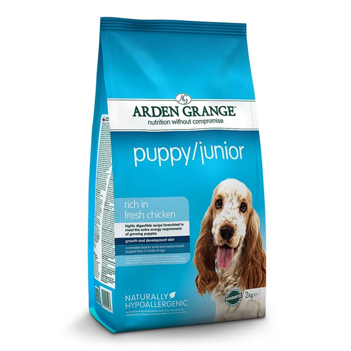 petspremium Arden Grange Puppy / Junior Reich an frischem Huhn Trockenfutter 4 x 2 kg
