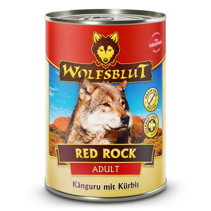 petspremium Wolfsblut Red Rock - Känguru mit Kürbis Adult Nassfutter 6 x 395 g