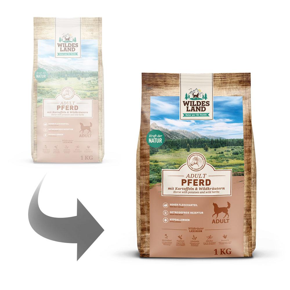 petspremium Wildes Land Pferd mit Kartoffeln und Wildkräutern Classic Adult Trockenfutter 4 x 1 kg Cyber Monday