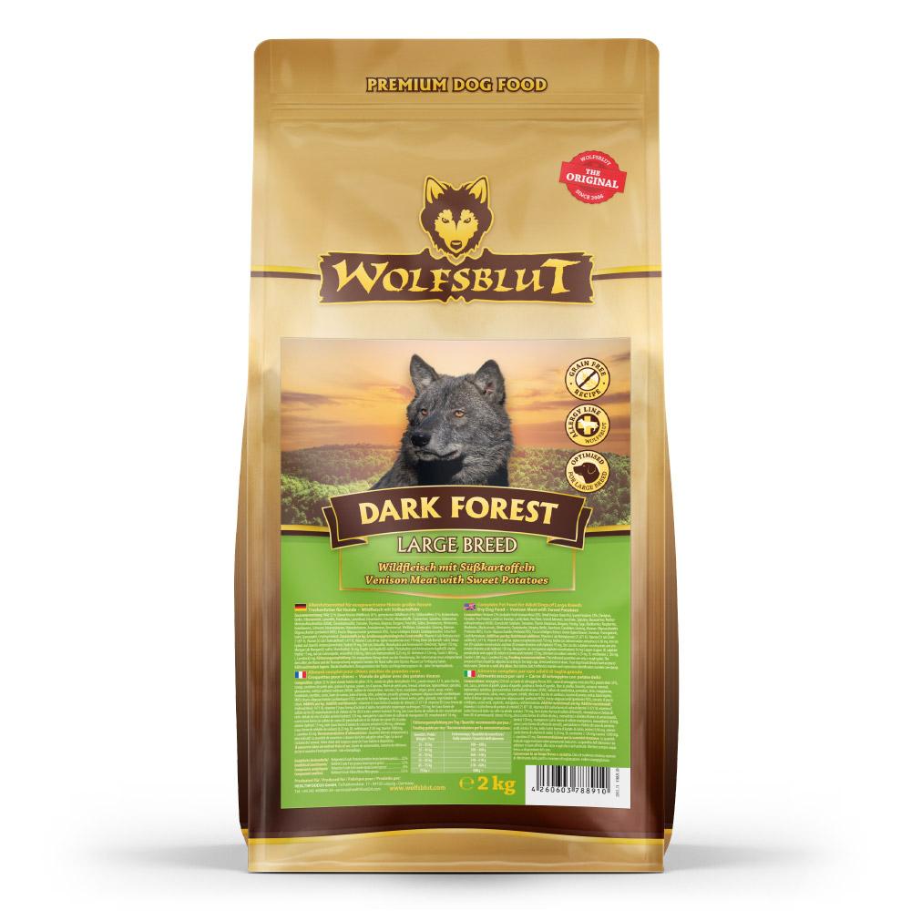 petspremium Wolfsblut Dark Forest - Wild und Süßkartoffel Large Breed Trockenfutter 2 kg Exklusive Angebote