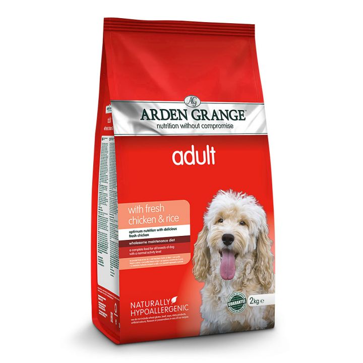 petspremium Arden Grange Adult mit frischem Huhn & Reis Adult Trockenfutter 4 x 2 kg Räumungsverkauf