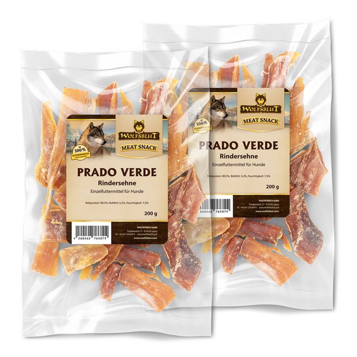 petspremium Wolfsblut Prado Verde Rindersehne Kauartikel Snack 2 x 200 g