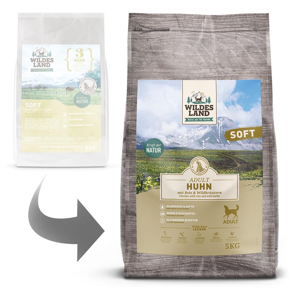 petspremium Wildes Land Huhn mit Reis und Wildkräutern Soft Adult Trockenfutter 5 kg Begrenzt auf 3 Tage