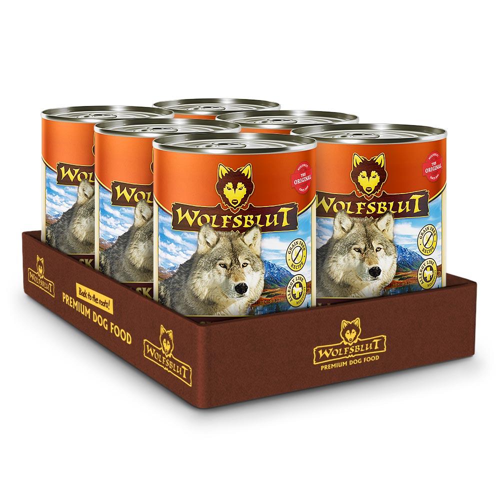 petspremium Wolfsblut Alaska Salmon - Lachs mit Kartoffeln Adult Nassfutter 6 x 395 g Im Verkauf