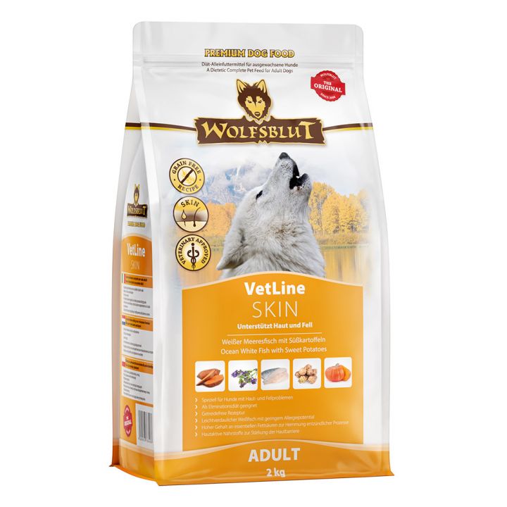 petspremium Wolfsblut Skin VetLine Trockenfutter 2 kg