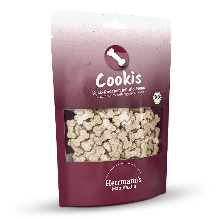 petspremium Herrmann's Bio Miniknochen Cookis Snack 6 x 100 g
