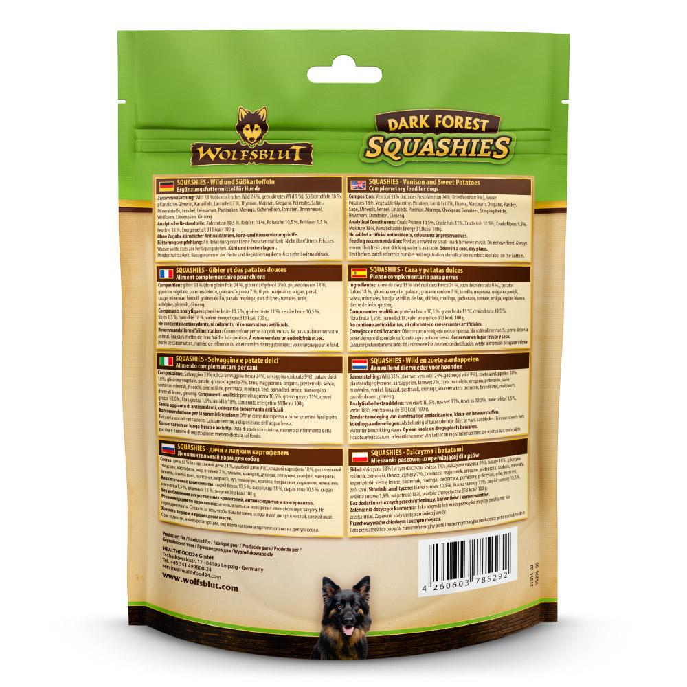 petspremium Wolfsblut Dark Forest - Wild und Süßkartoffel Squashies Snack 300 g Online Outlet