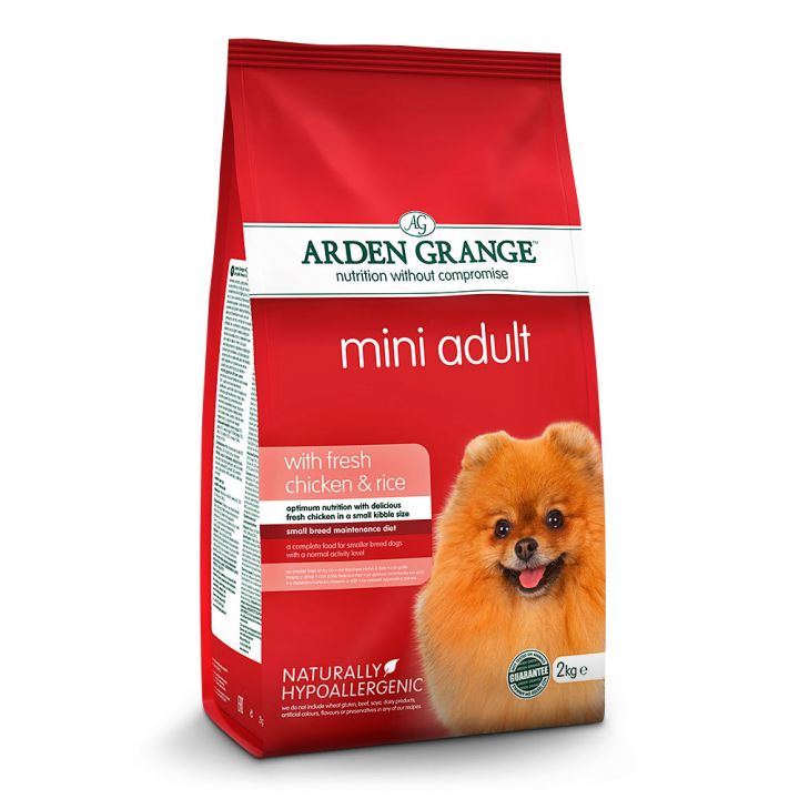 petspremium Arden Grange Mini Adult mit frischem Huhn & Reis Trockenfutter 2 kg