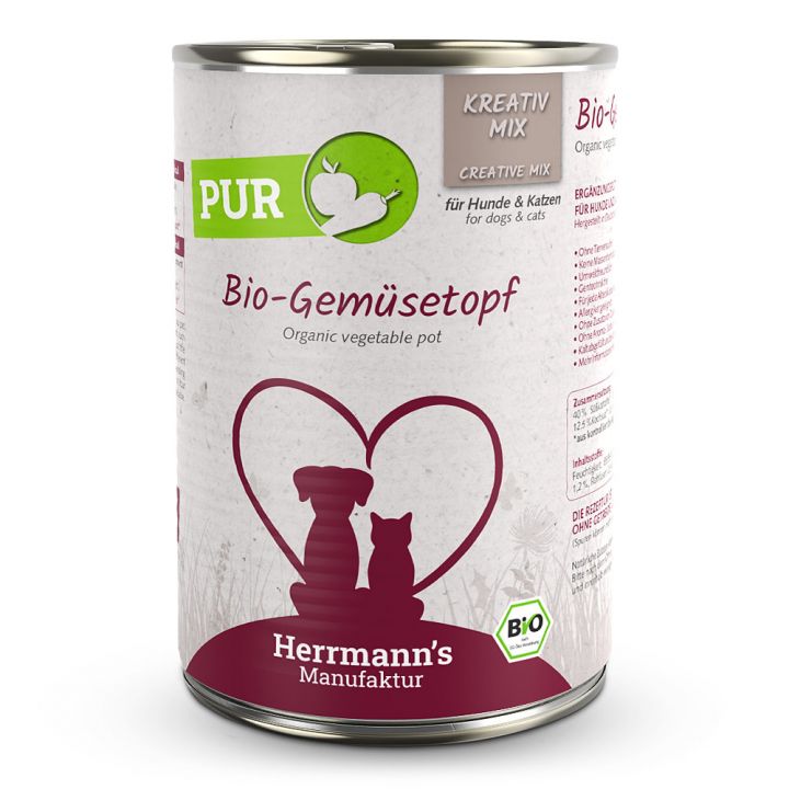 petspremium Herrmann's Bio Gemüsetopf 6 x 400 g Kostenloser Versand international