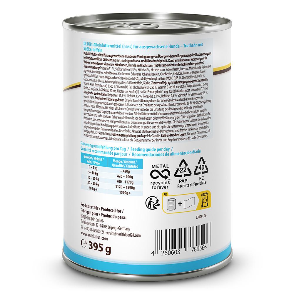 petspremium Wolfsblut Weight Management VetLine Nassfutter 6 x 395 g Begrenzt auf 3 Tage