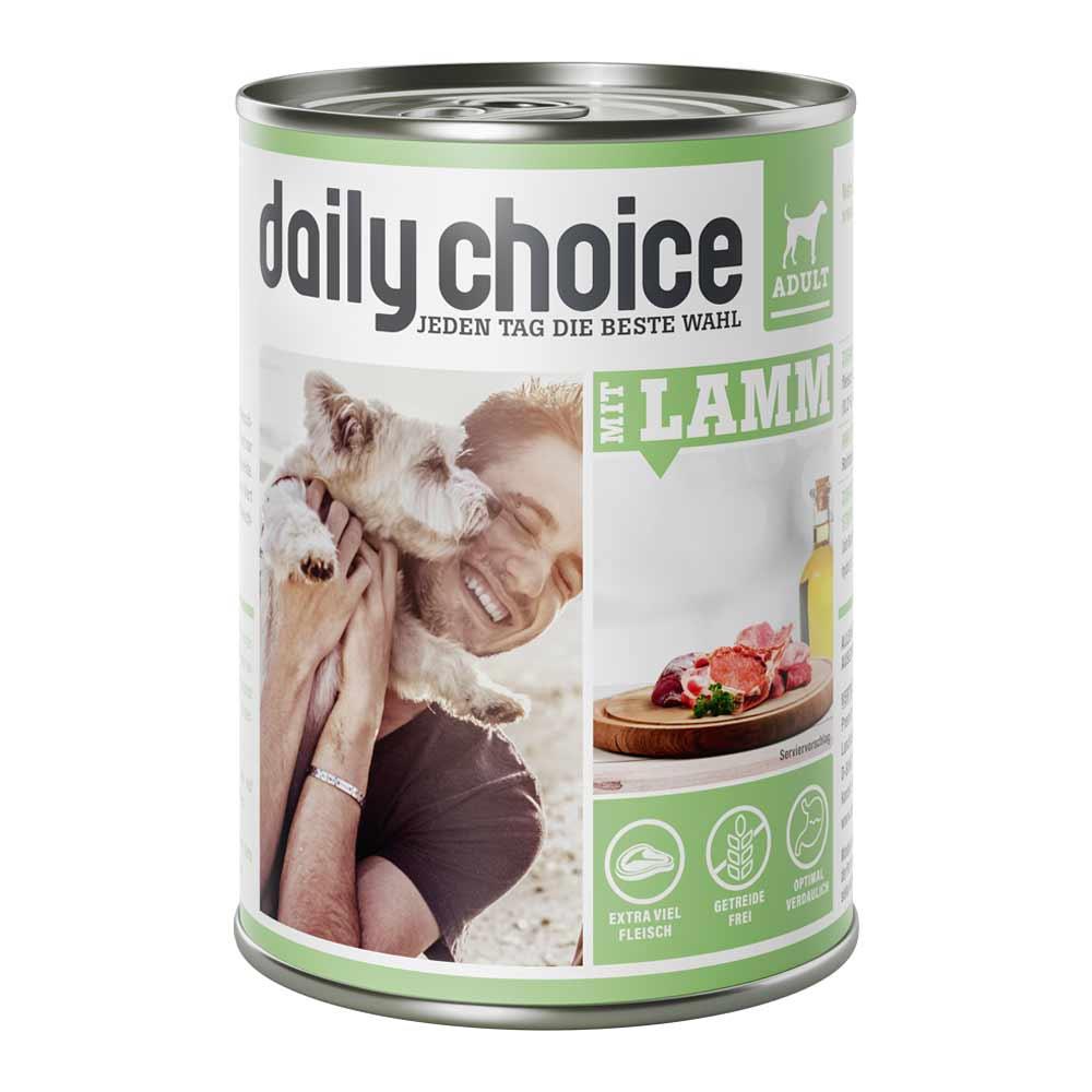 petspremium daily choice mit Lamm Nassfutter 12 x 400 g Schlussverkauf