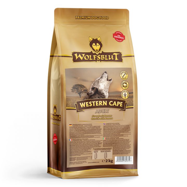 petspremium Wolfsblut Western Cape - Strauß und Banane Adult Trockenfutter 2 kg
