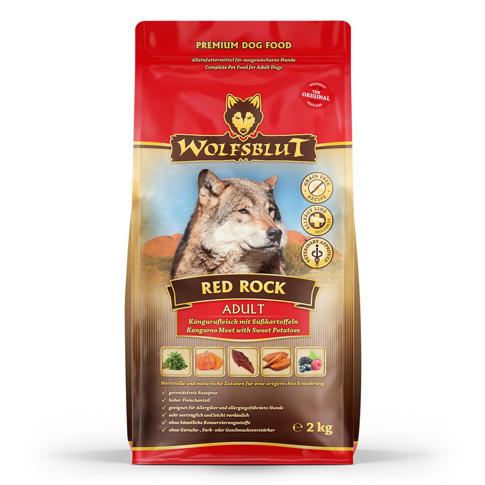 petspremium Wolfsblut Red Rock - Kängurufleisch und Süßkartoffeln Adult Trockenfutter 2 kg Kostenloser Versand