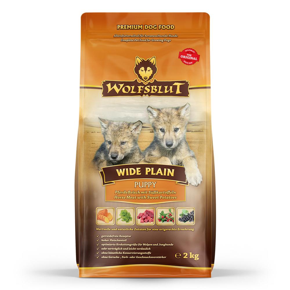 petspremium Wolfsblut Wide Plain - Pferdefleisch und Süßkartoffel Puppy Trockenfutter 2 kg Günstig kaufen
