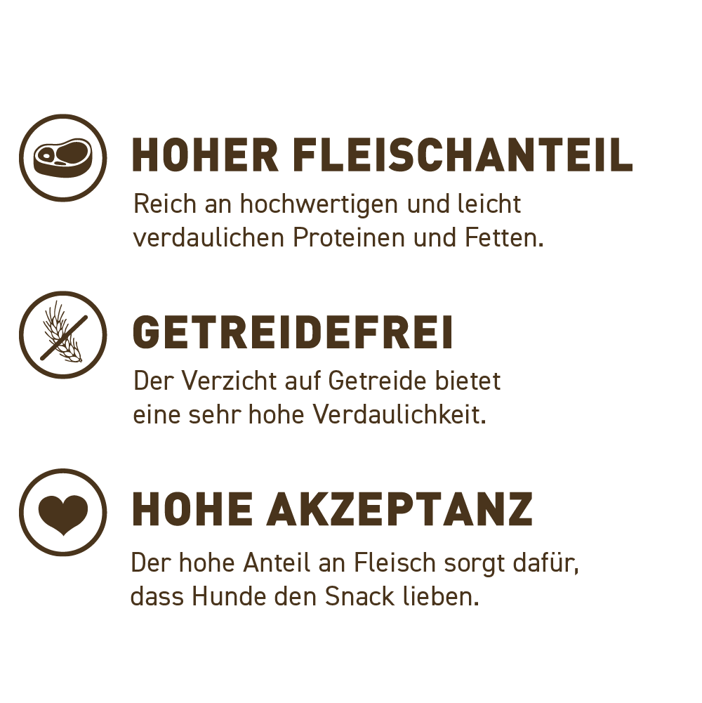 petspremium Wildes Land Pferd Fleischwürfel Snack 100 g Flash Sale
