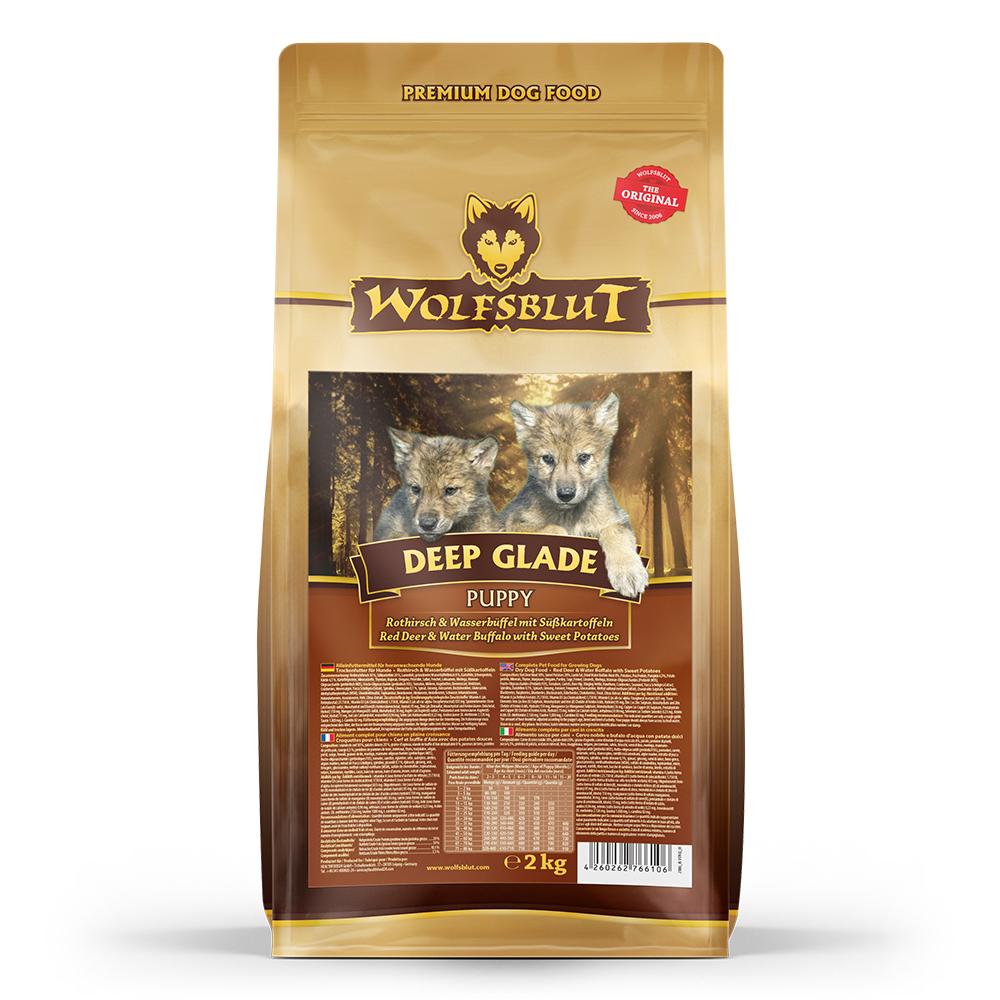 petspremium Wolfsblut Deep Glade - Rothirsch und Wasserbüffel Puppy Trockenfutter 2 kg Begrenztes Angebot