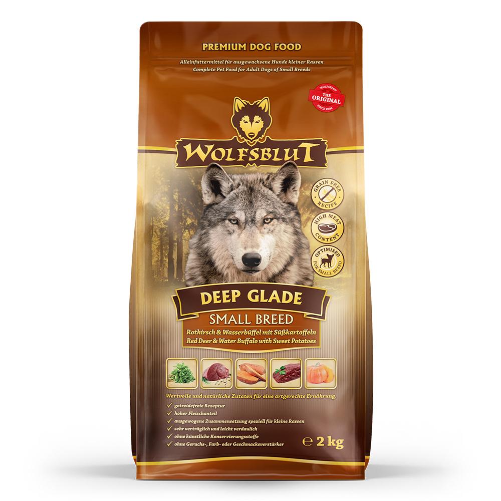 petspremium Wolfsblut Deep Glade - Rothirsch und Wasserbüffel Small Breed Trockenfutter 2 kg Valentinstagsangebot