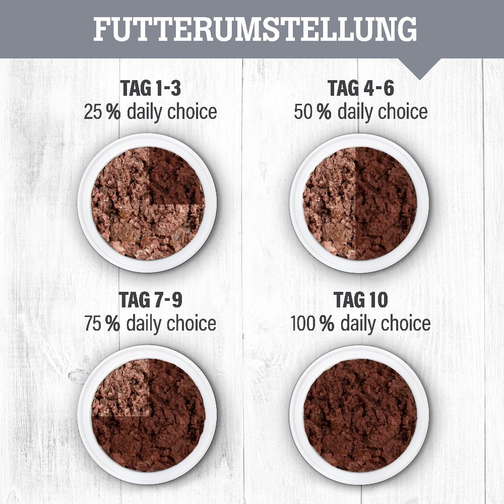 petspremium daily choice Mixpaket Nassfutter für Hunde Nassfutter 6 x 800 g Online Outlet