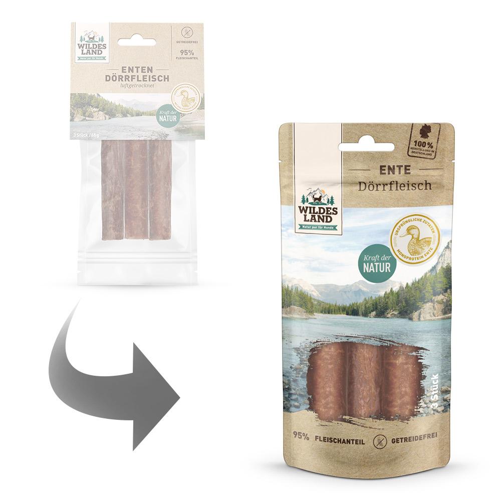 petspremium Wildes Land Enten Dörrfleisch Snack 3 Stück Bestseller