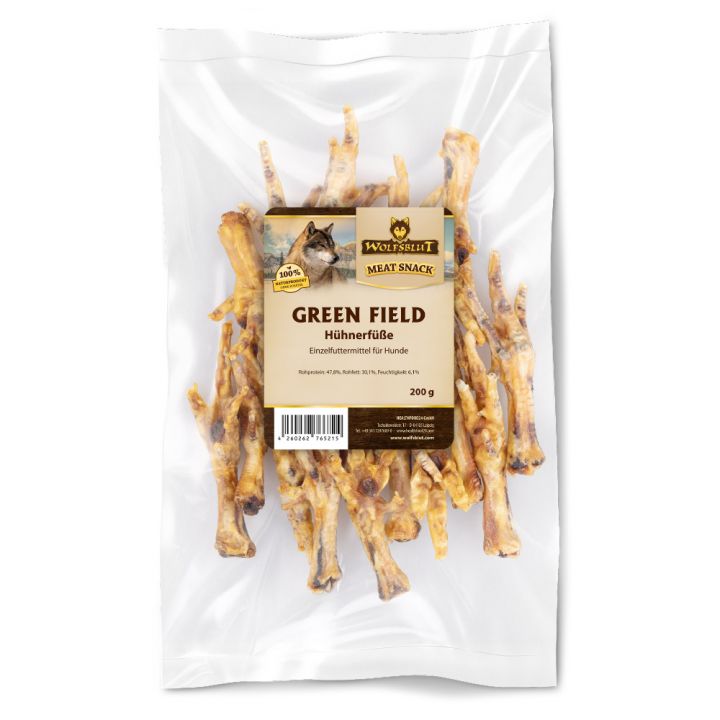 petspremium Wolfsblut Green Field Hühnerfüße Kauartikel Snack 200 g